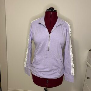 Lily Pulitzer Quarter Zip in Lavender
